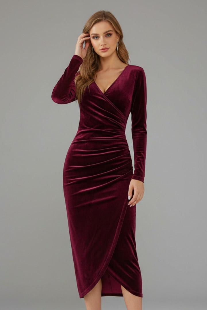 Midi Dress - Red