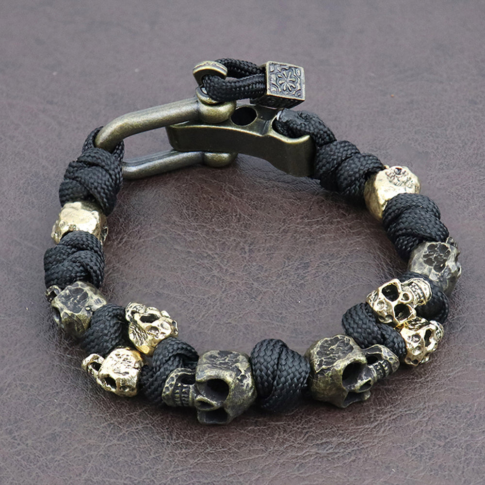 Eugene Men's Skull Paracord Bracelet 3