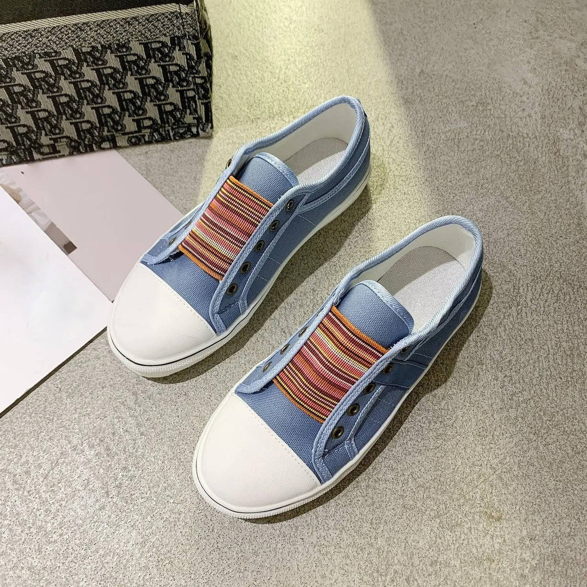 Women's Canvas Slip-On Sneakers
