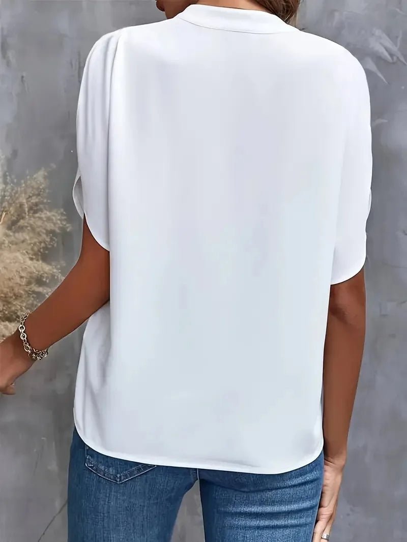 Women's Chiffon V-Neck Blouse