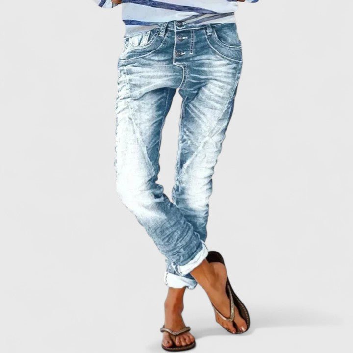 Women's Skinny Jeans - Light Blue