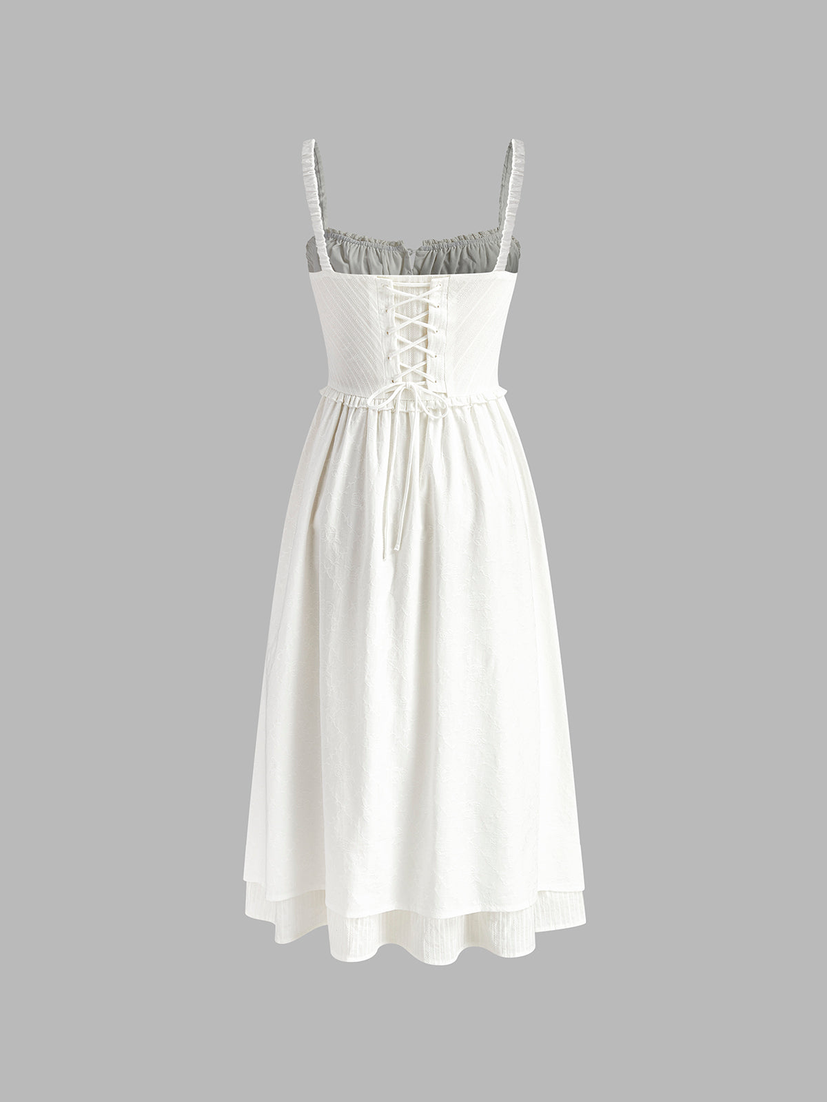 Felicity Women's Cotton Ruffle Midi Dress 7
