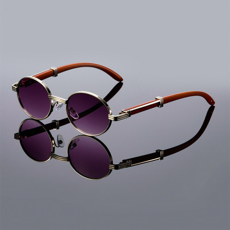 Finley Men's Round Frame Sunglasses 4