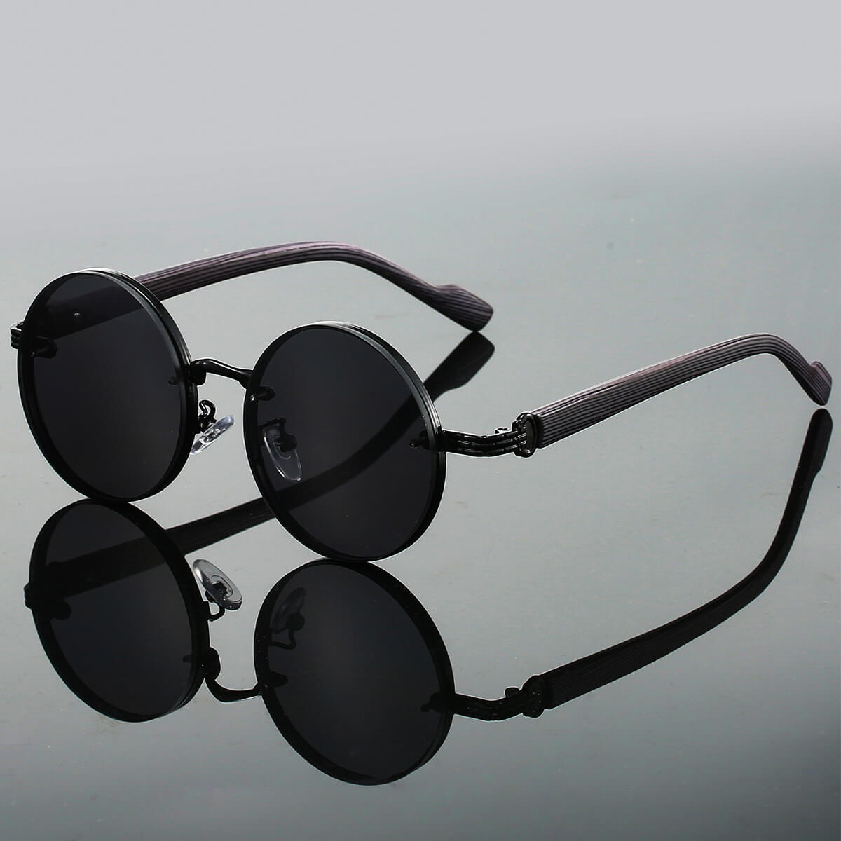 Fiona Unisex Round Metal Frame Sunglasses 5