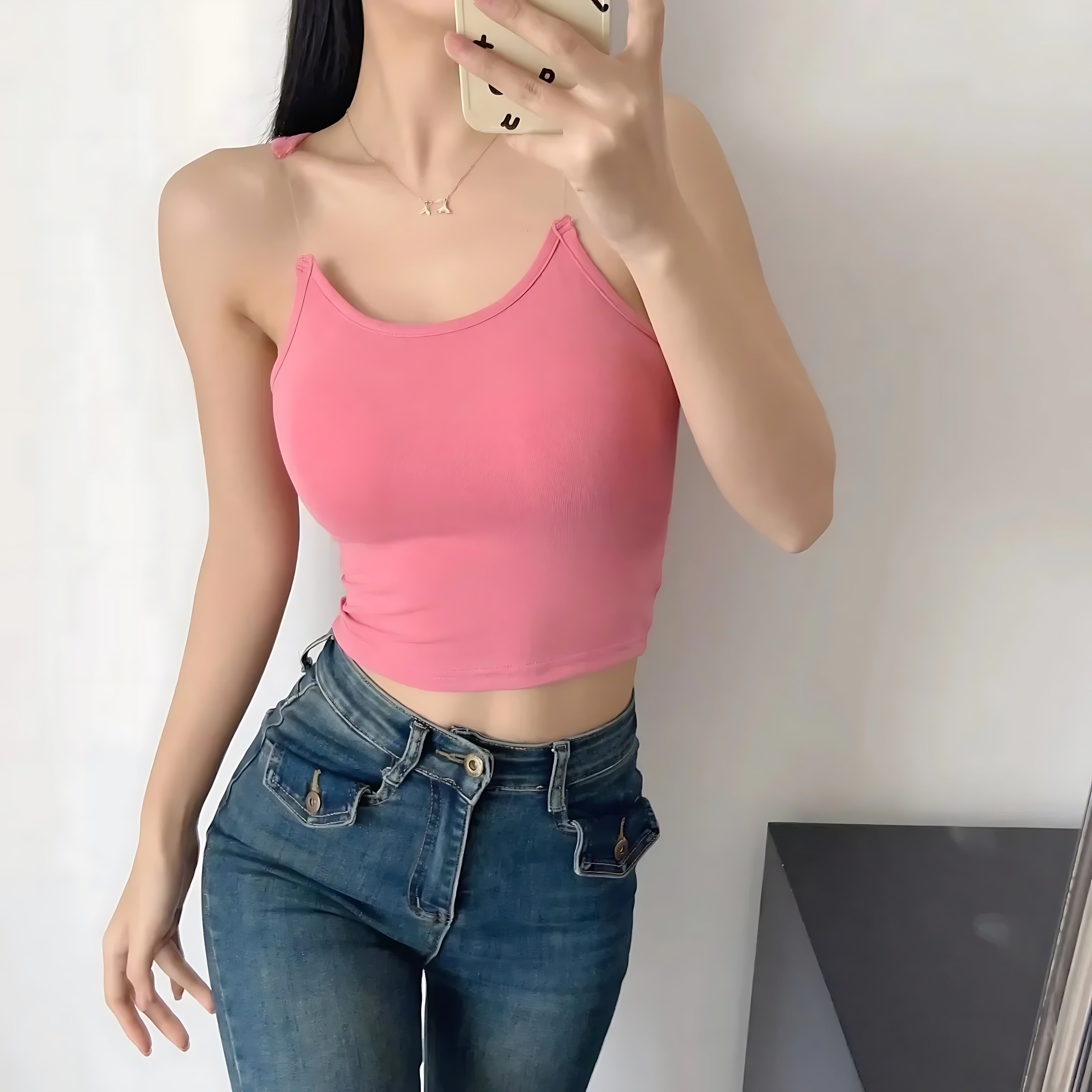 Fitted Cropped Tank Top