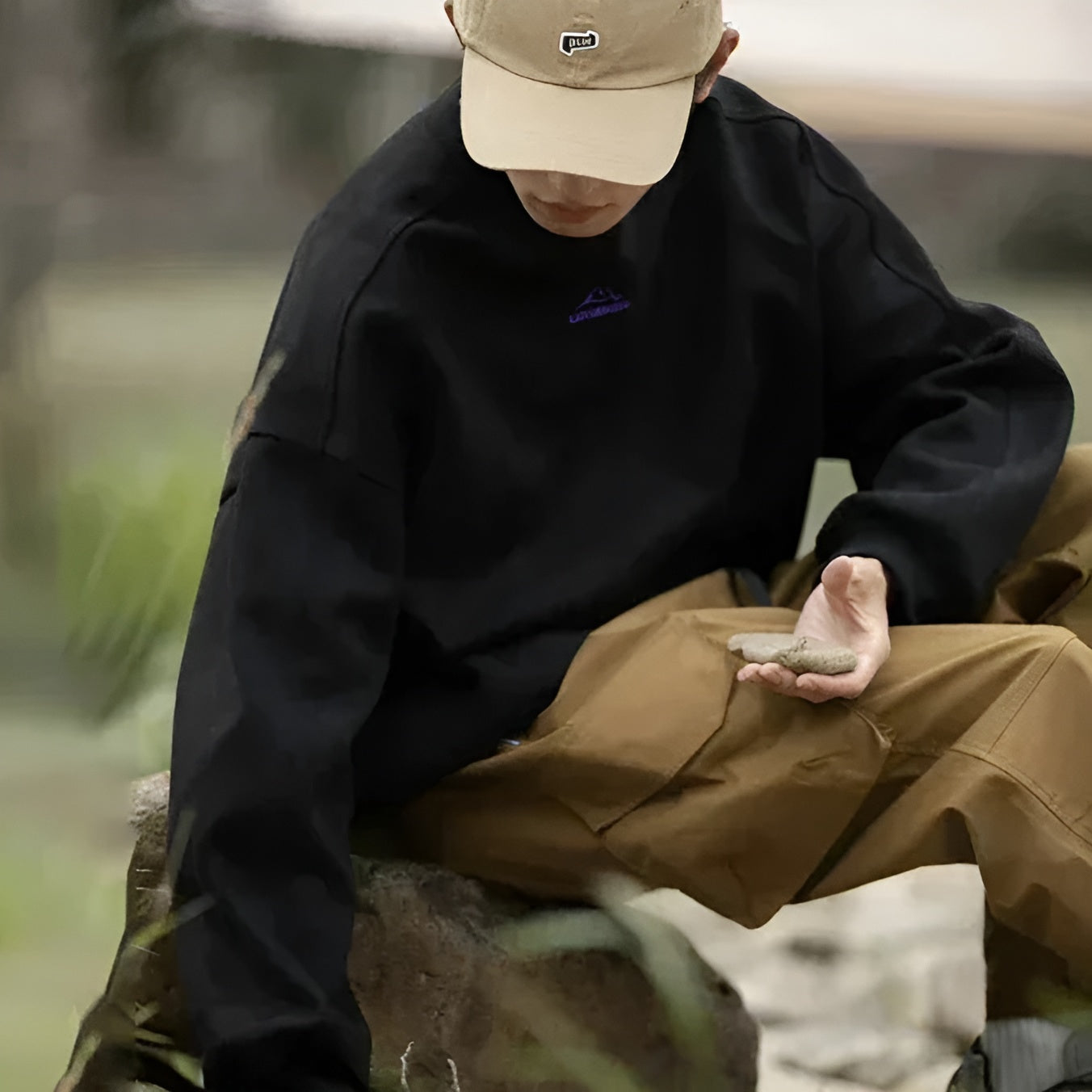 Fletcher Men's Oversized Fleece Sweatshirt 6