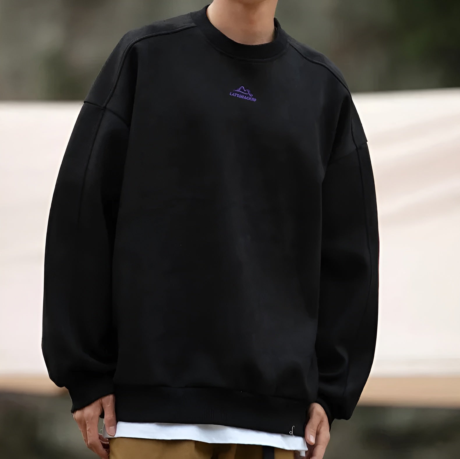 Fletcher Men's Oversized Fleece Sweatshirt 8