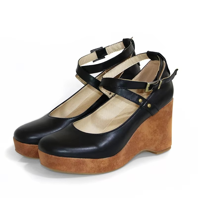 Frances Women's Leather Platform Heels 5