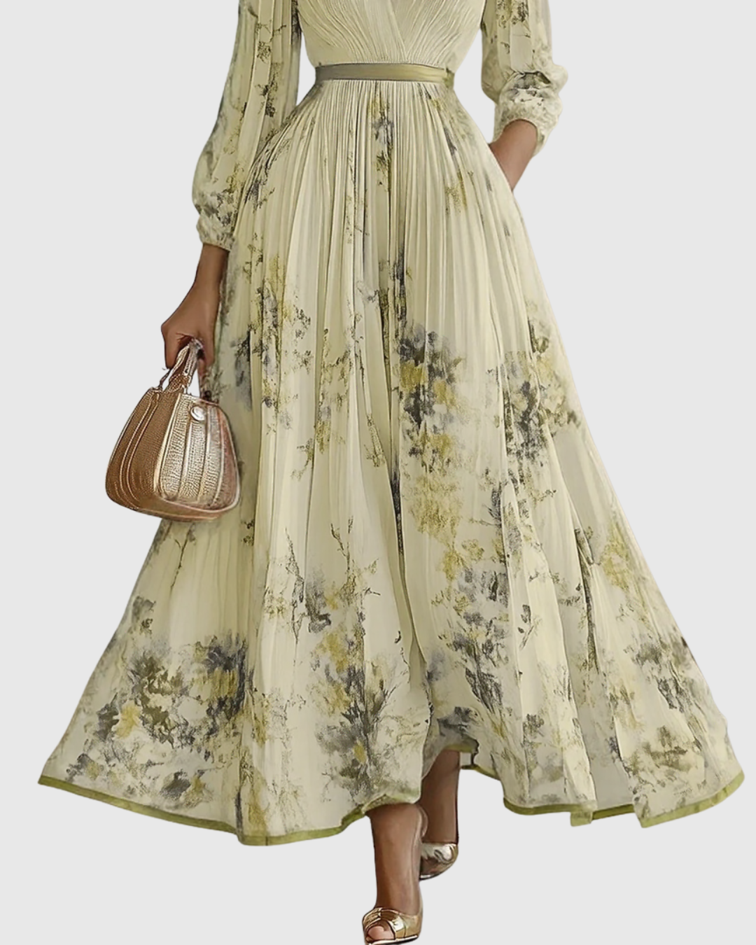 Freya Women's Floral Pleated Maxi Dress 10