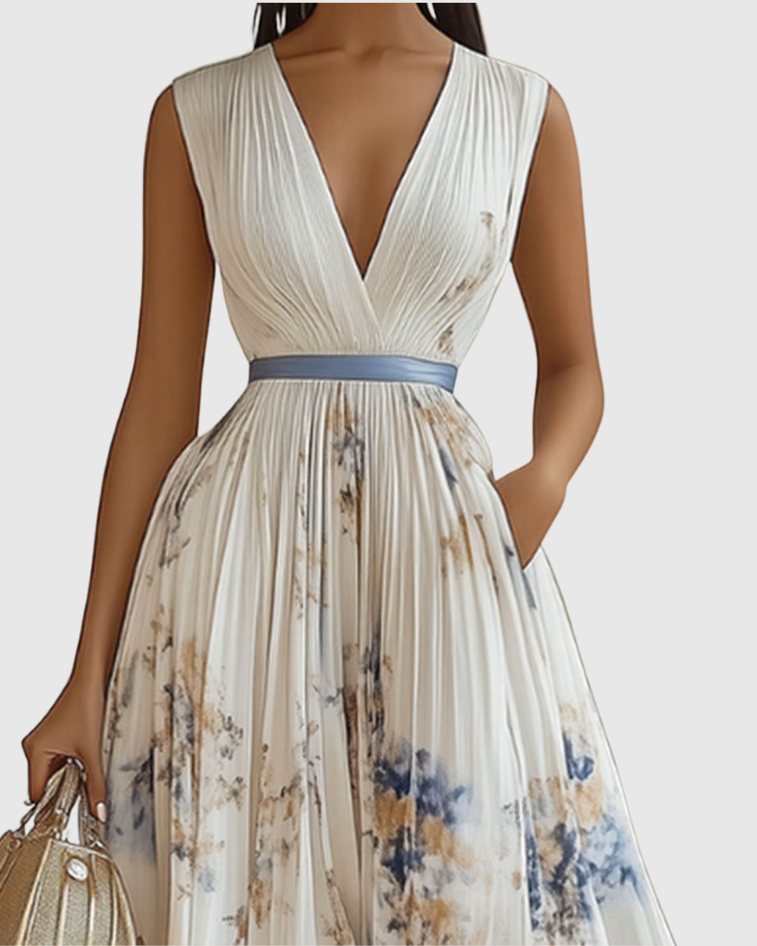 Freya Women's Floral Pleated Maxi Dress 2