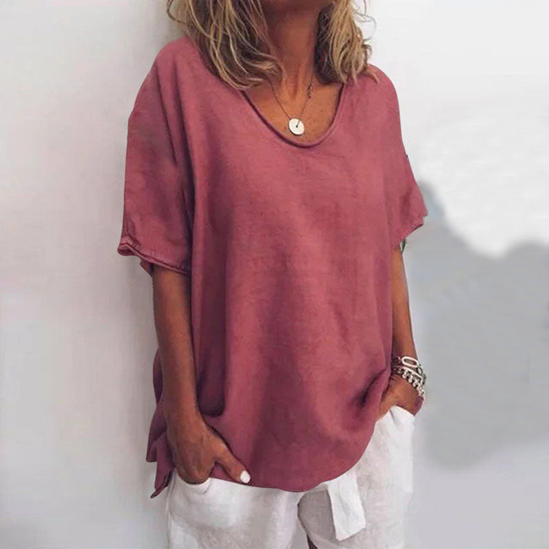 Grace Women's Relaxed Fit Cotton T-Shirt 6