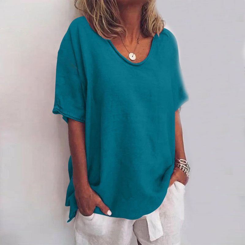 Grace Women's Relaxed Fit Cotton T-Shirt 7