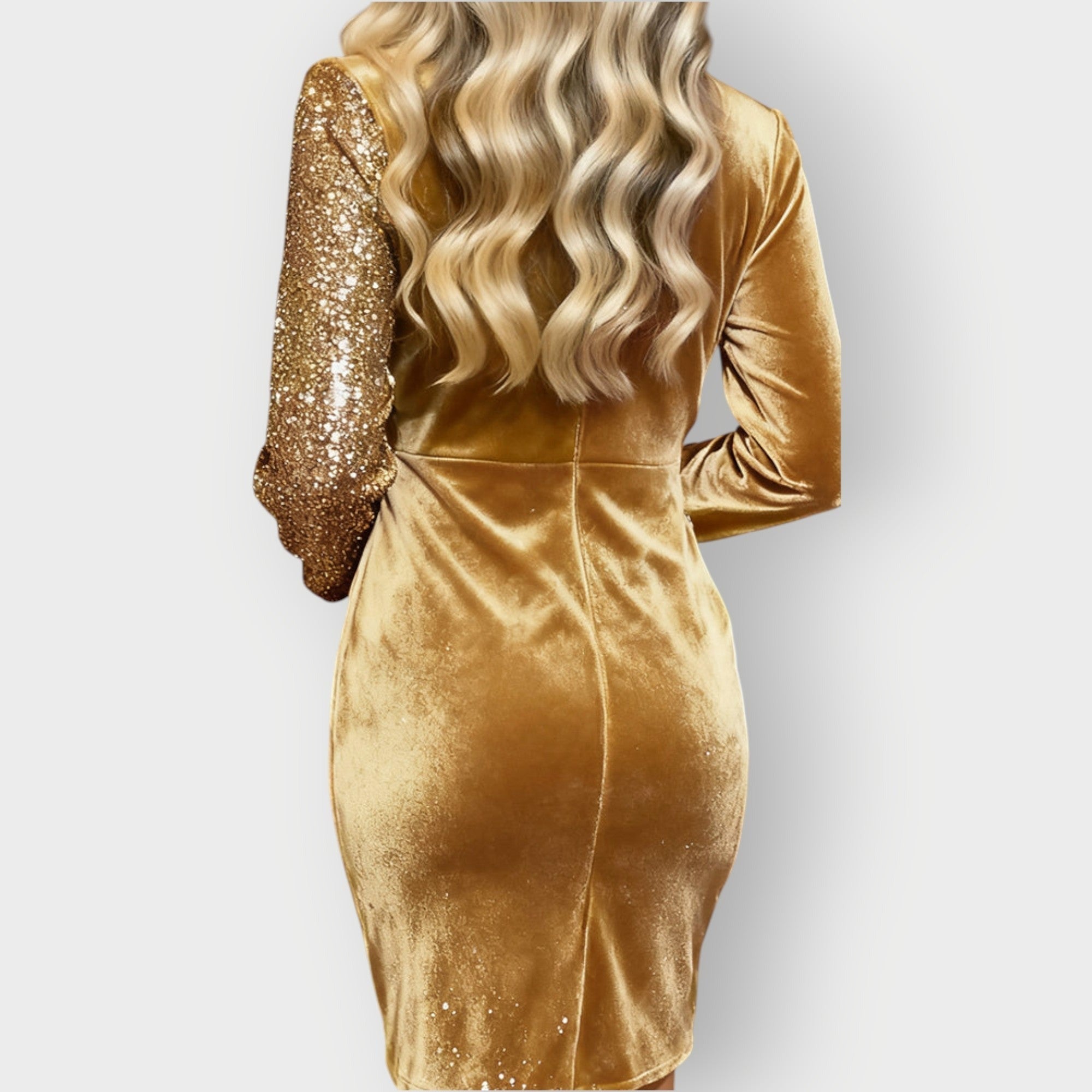 Sequin Cocktail Mini Dress