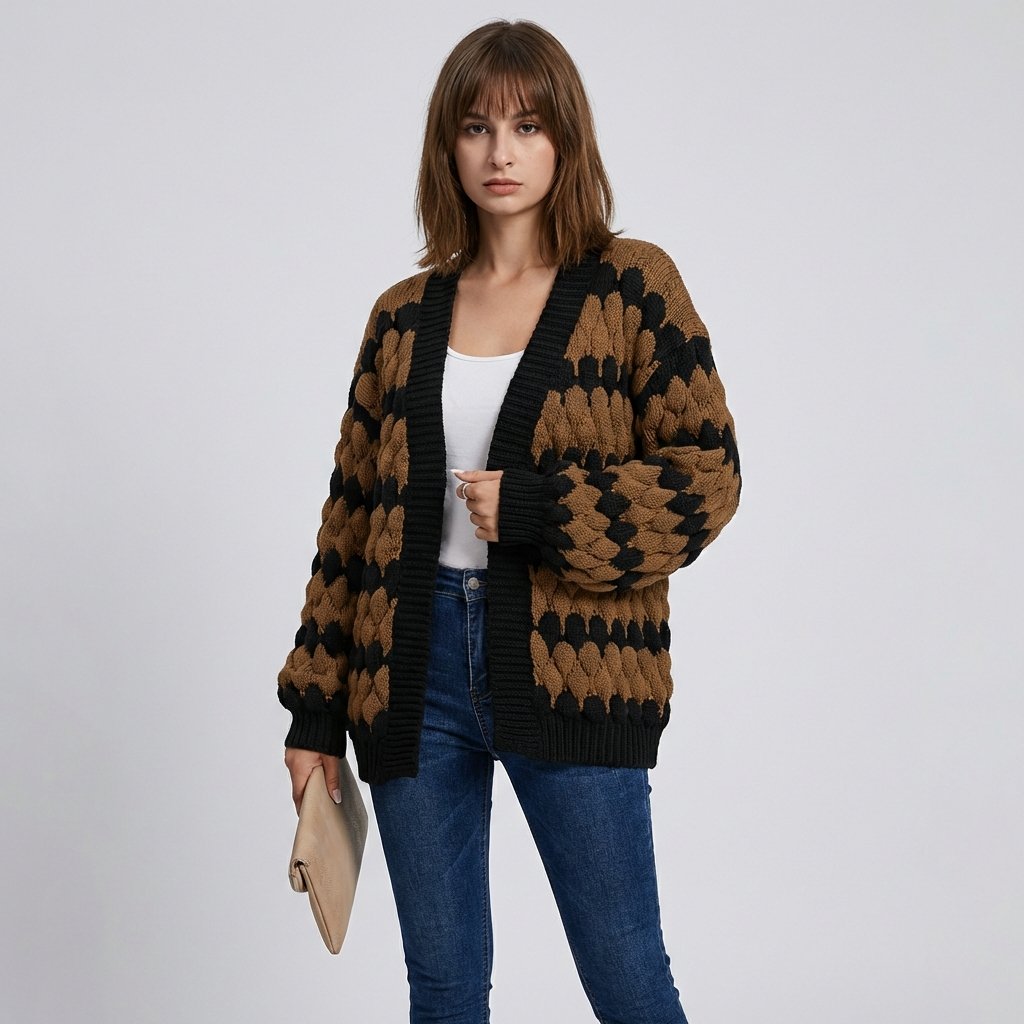 Women's Oversized Knit Cardigan