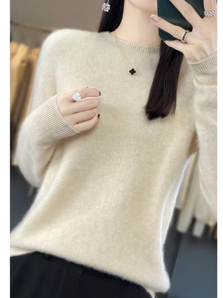 Women's Wool Sweater - Beige
