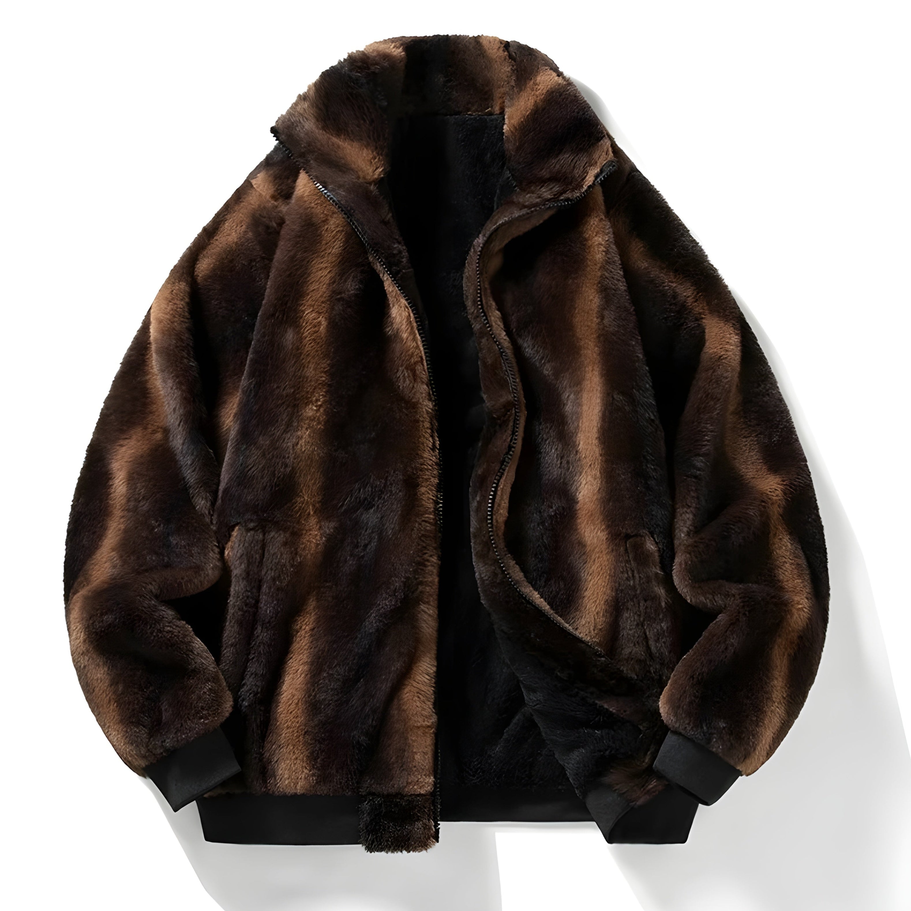 Jack Men's Fur Bomber Jacket 1