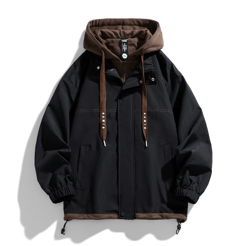 Jasper Men's Oversized Zip Up Bomber Jacket 1