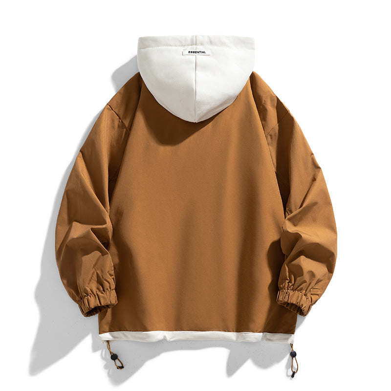 Jasper Men's Oversized Zip Up Bomber Jacket 6