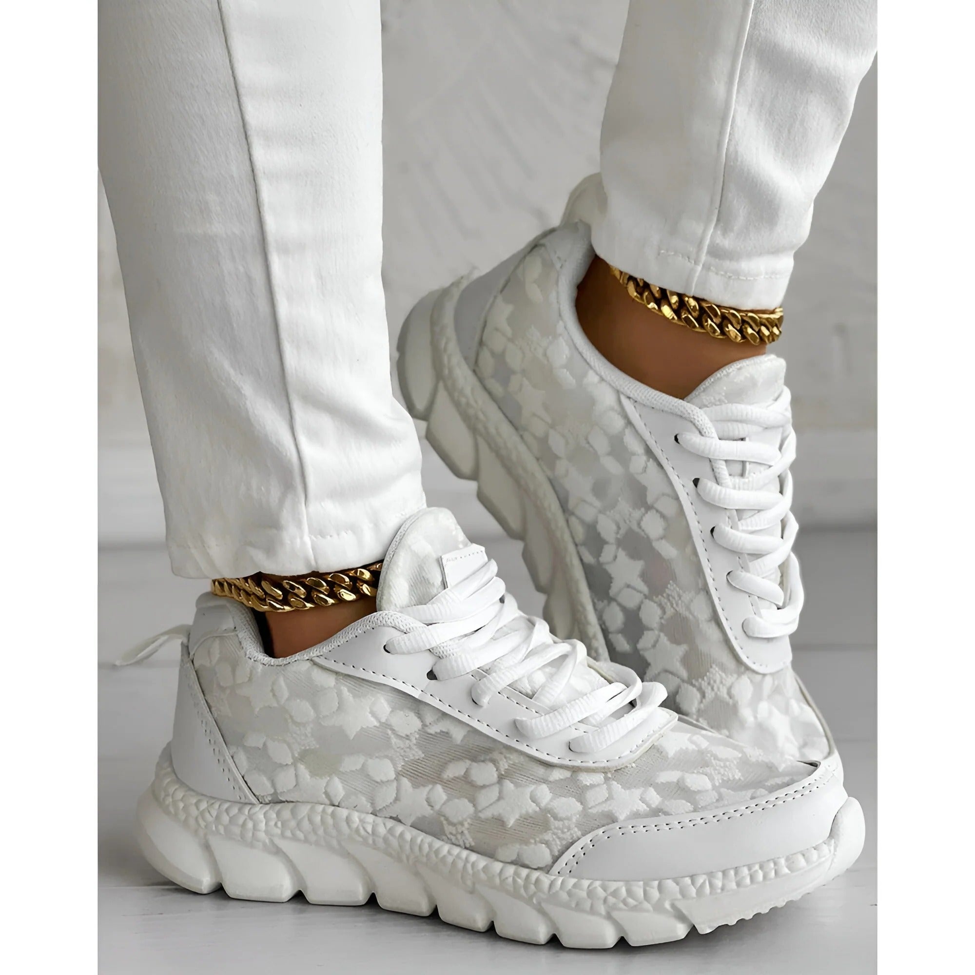 Jessica Women's Quilted Sneakers 5