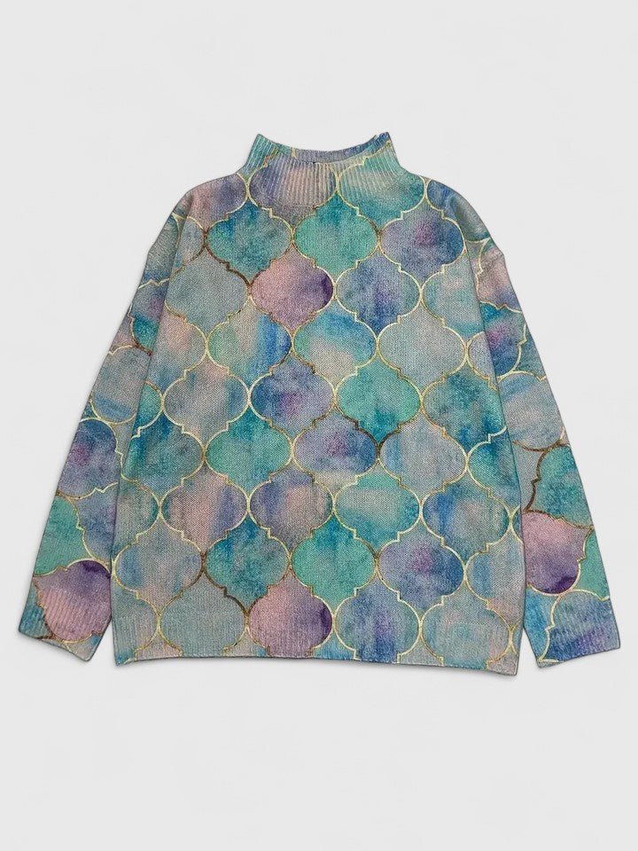 Women's Oversized Turtleneck Sweater