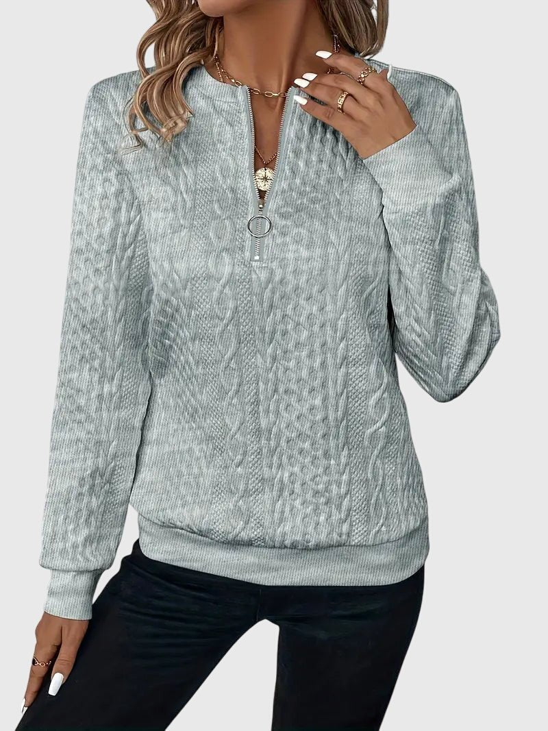 Women's Quarter-Zip Pullover Sweatshirt