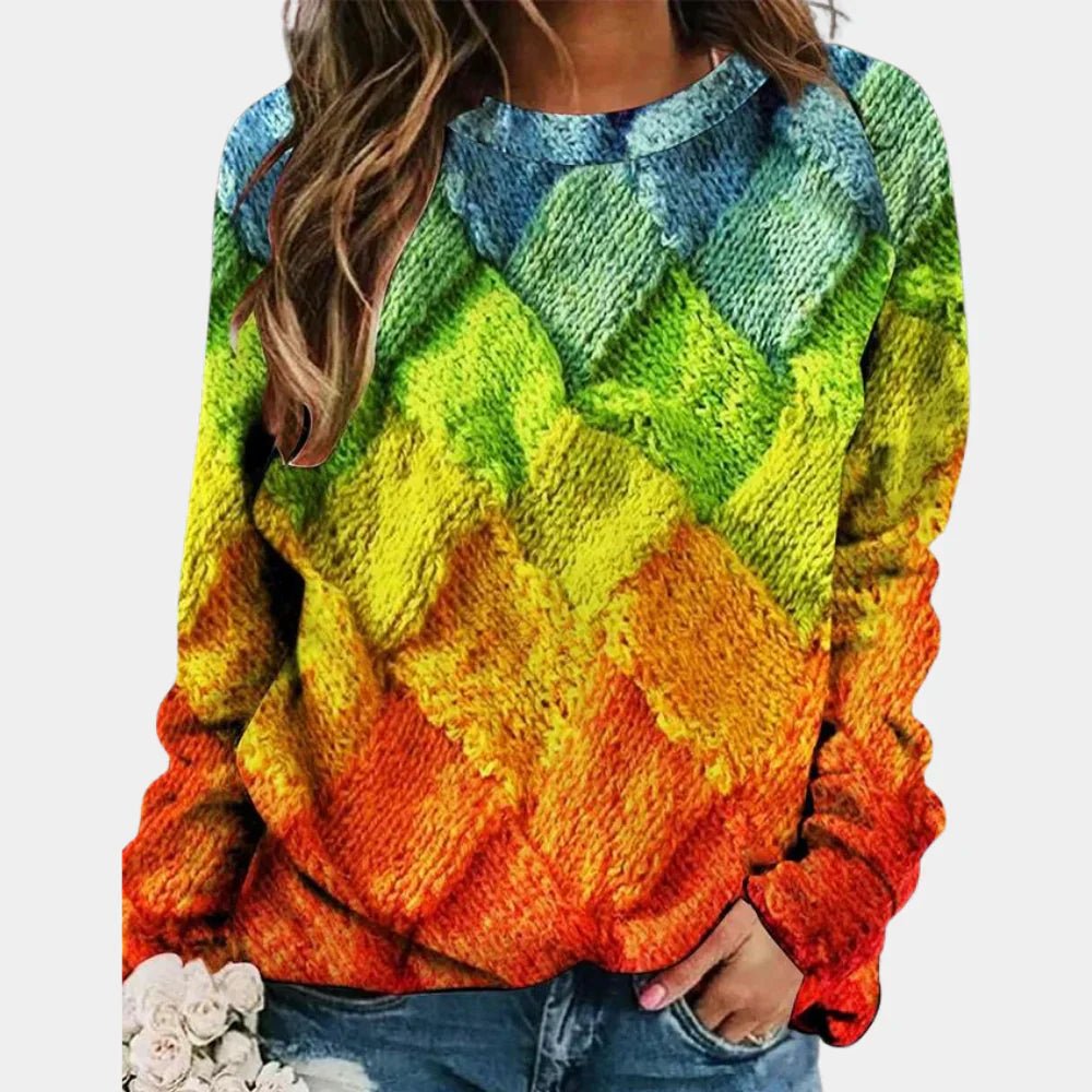 Women's Pullover Sweater - Green