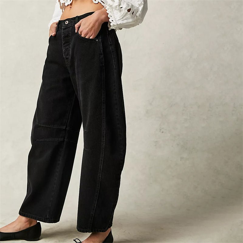 Women's High-Waisted Wide-Leg Jeans
