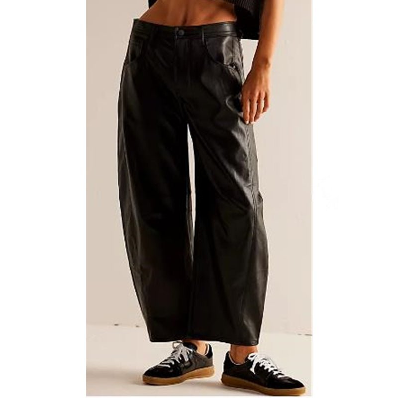 Women's High-Waisted Wide-Leg Jeans