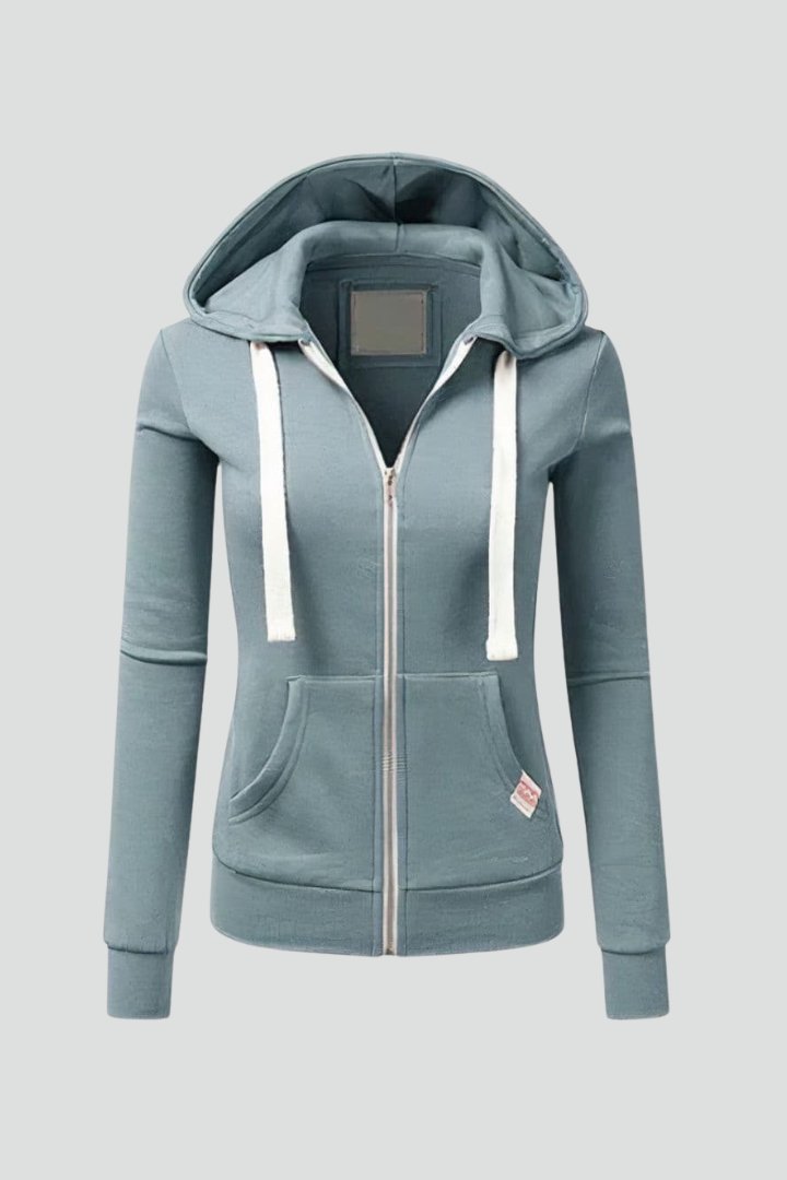 Women's Slim Zip-Up Hoodie