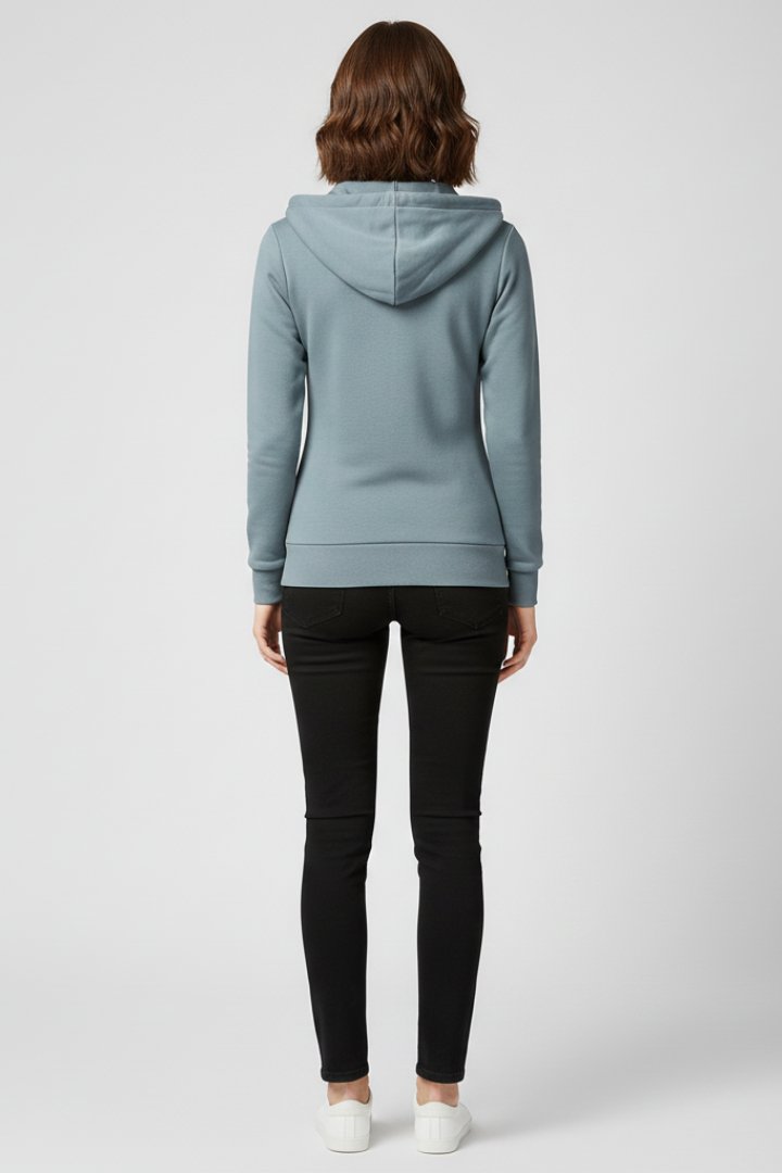 Women's Slim Zip-Up Hoodie