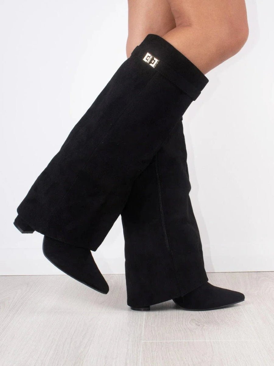 Women's Suede Knee-High Boots