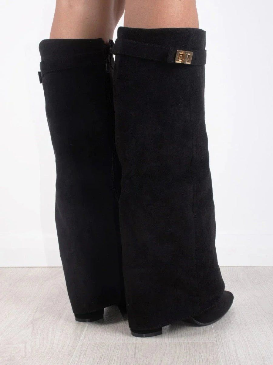 Women's Suede Knee-High Boots