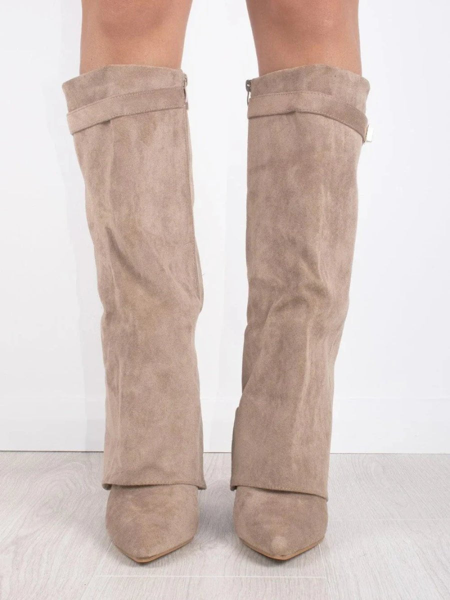 Women's Suede Knee-High Boots