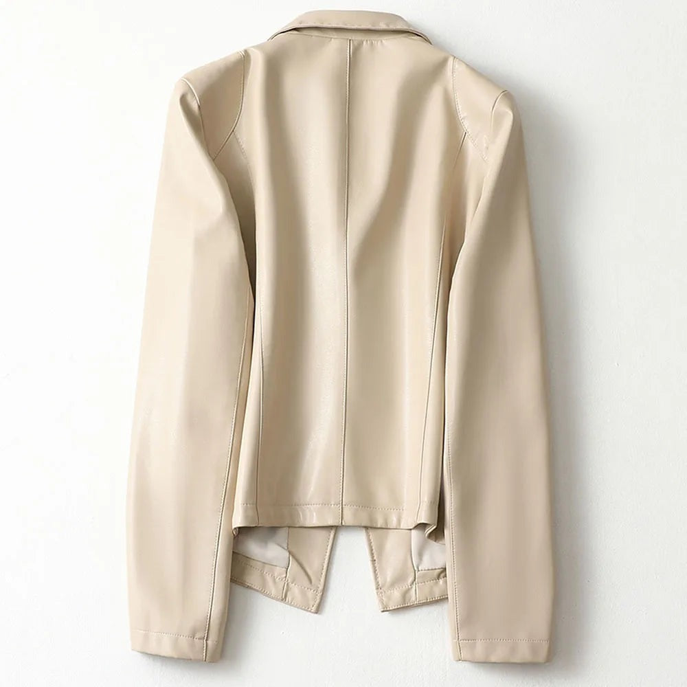 Leather Blazer Jacket