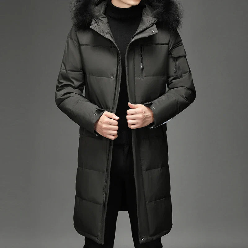 Leo Men's Quilted Puffer Coat 1