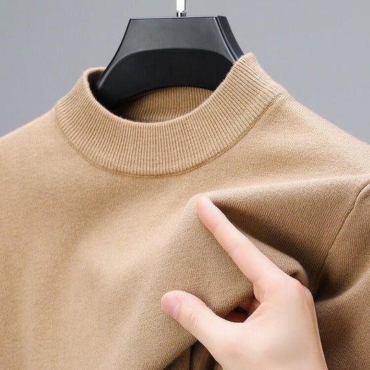 Leonie Women's Ribbed Mock Neck Sweater 1