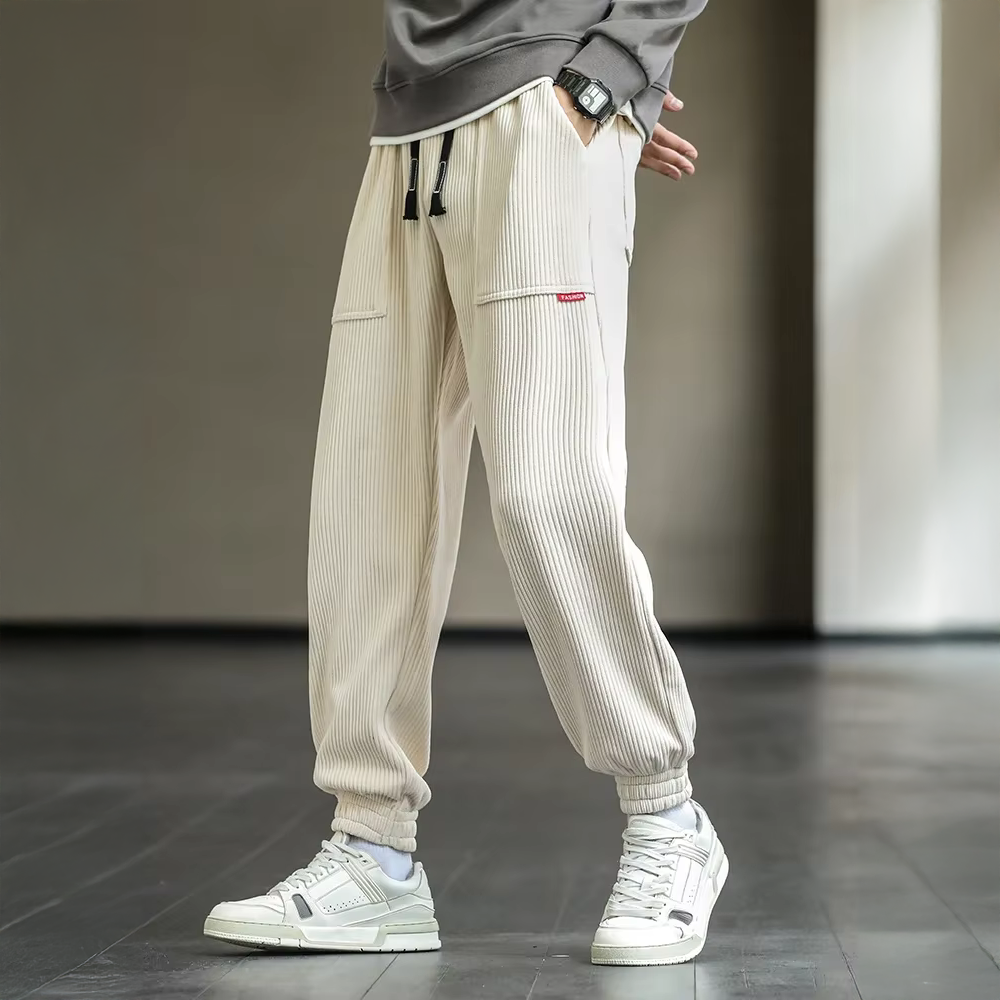 Liam Men's Corduroy Relaxed Fit Joggers 2