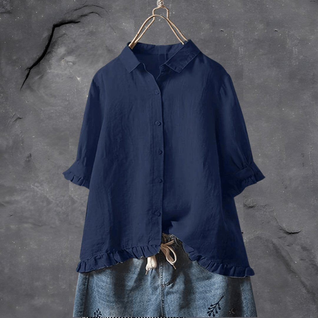 Women's Blouse - Dark Blue