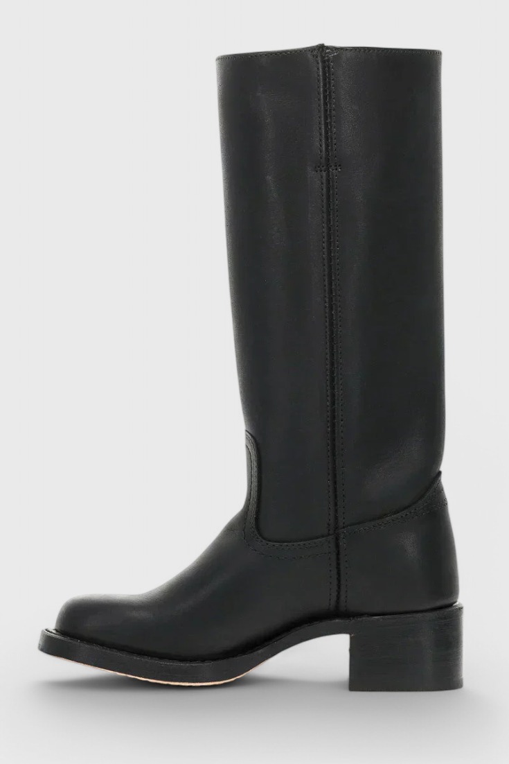 Lily Women's Leather Mid Calf Boots 3
