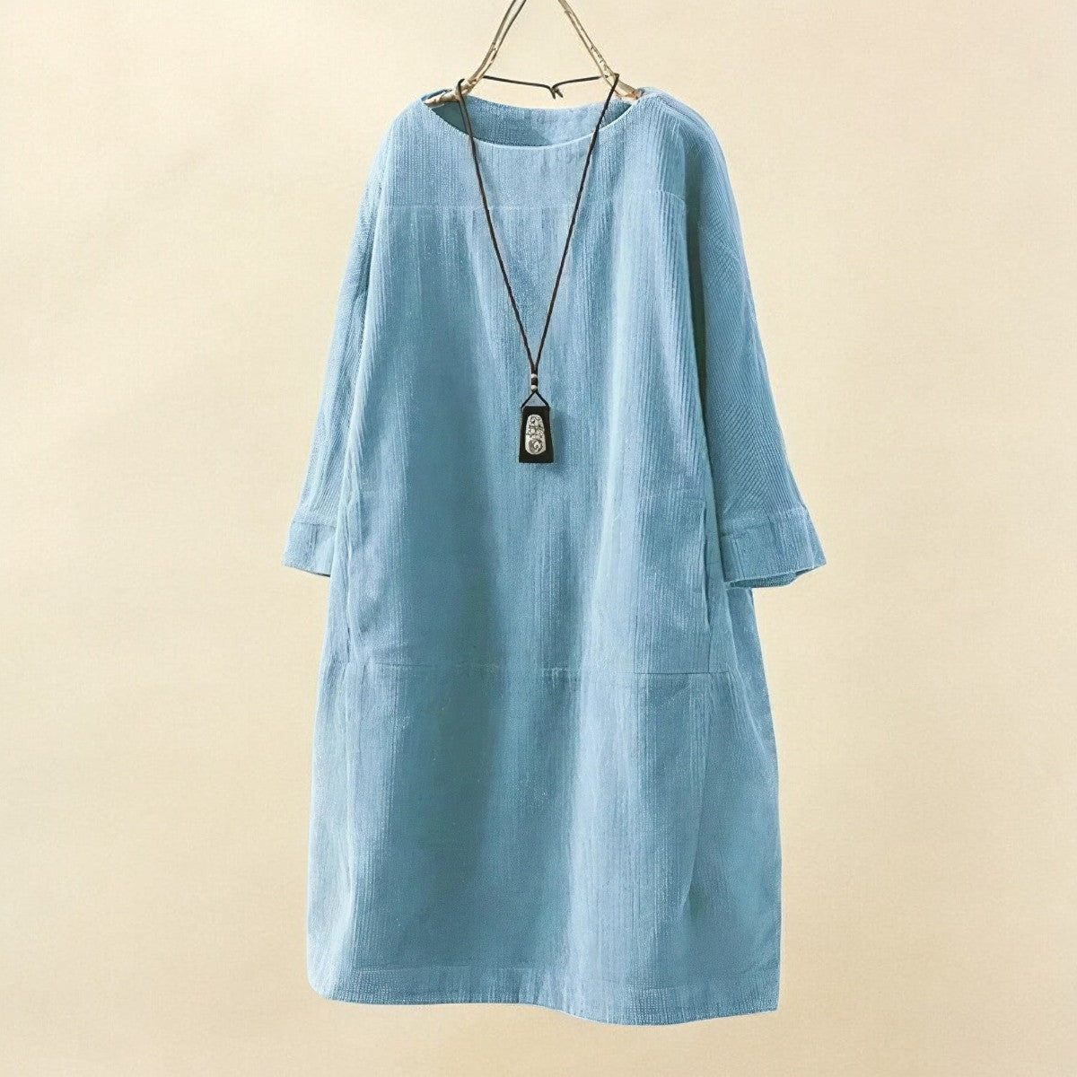 Long Sleeve Shift Dress