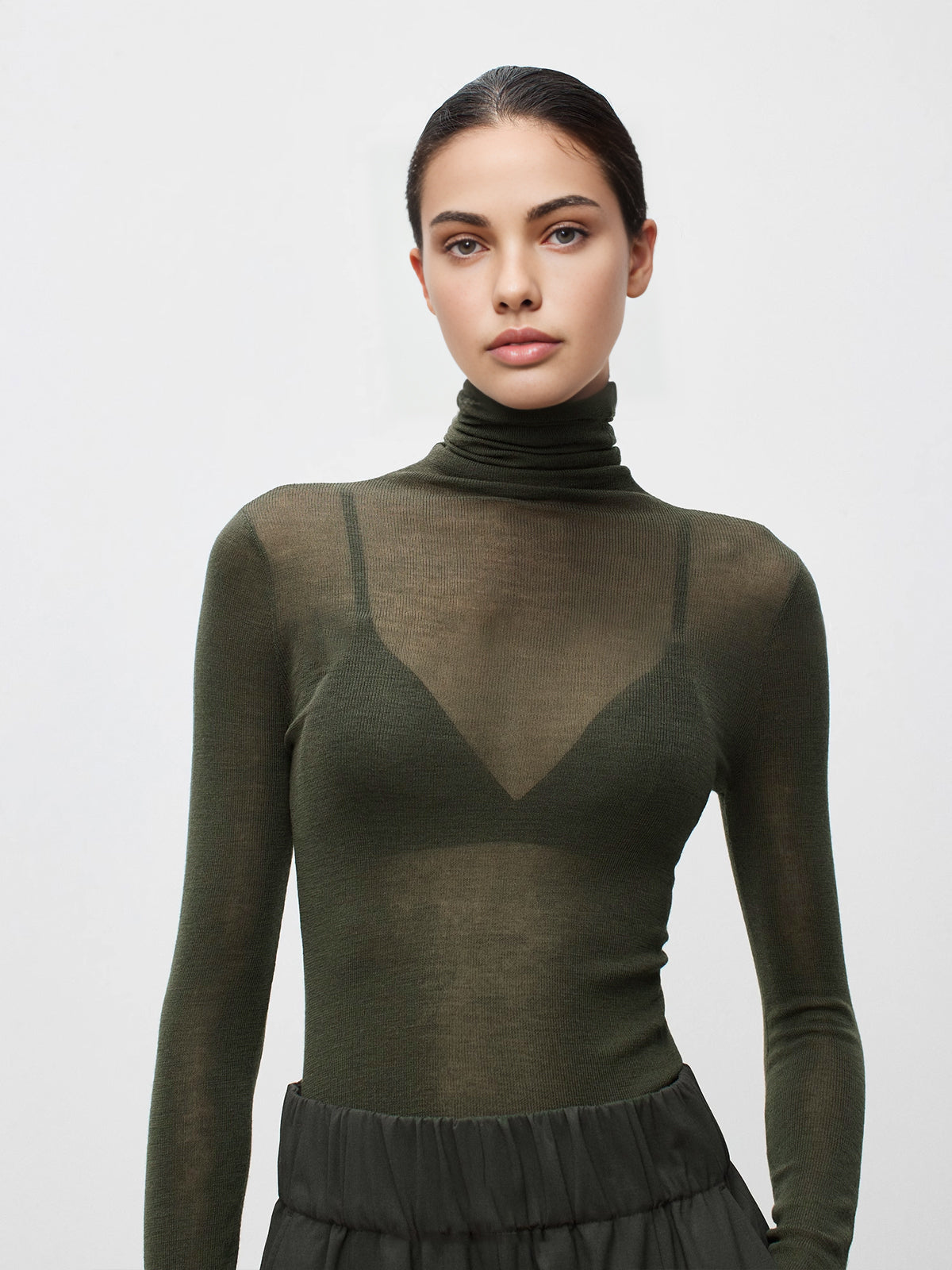 Louisa Women's Ribbed Turtleneck 9