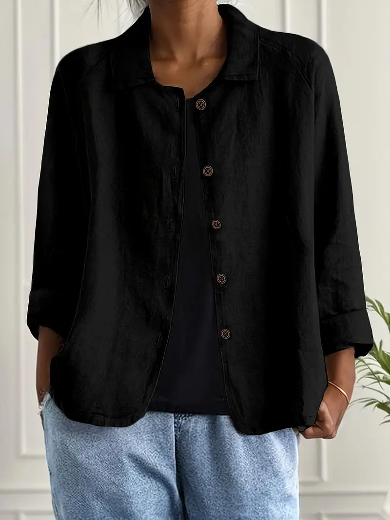 Lucy Women's Linen Blazer 6