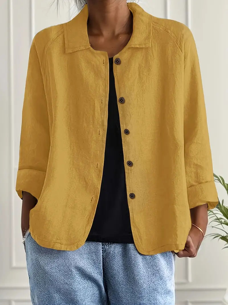 Lucy Women's Linen Blazer 9