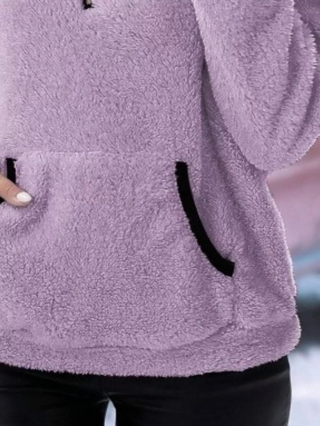 Women's Sherpa Fleece Quarter-Zip Pullover