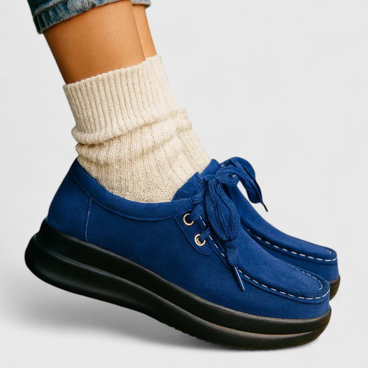 Women's Suede Moccasin Sneakers