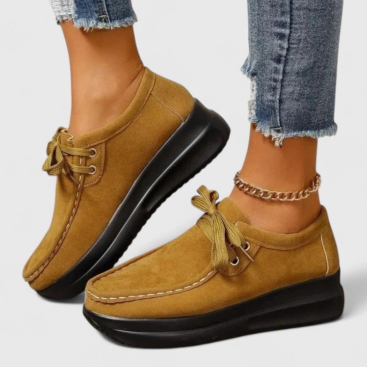 Women's Suede Moccasin Sneakers