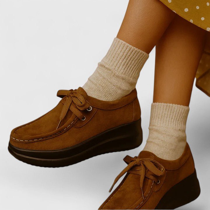 Women's Suede Moccasin Sneakers