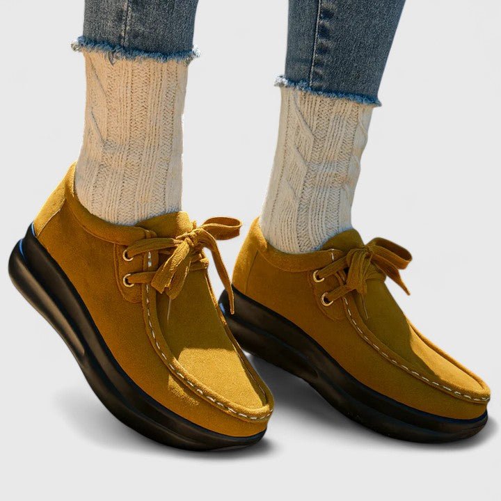 Women's Suede Moccasin Sneakers