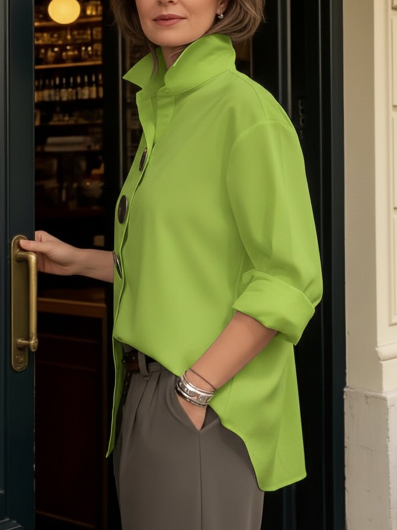 Women's Long Sleeve Oversized Shirt