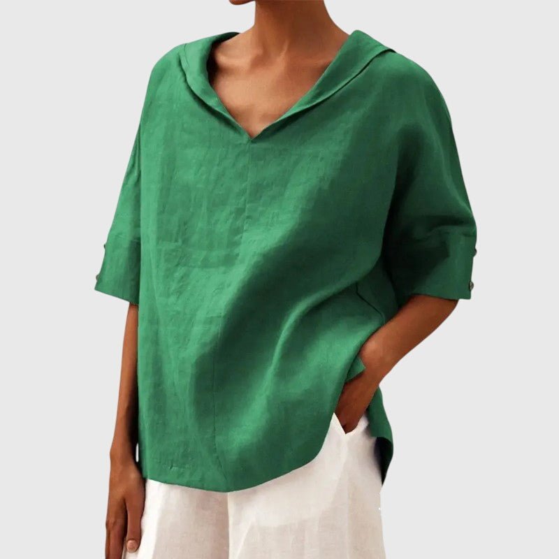 Women's Oversized Blouse - Green